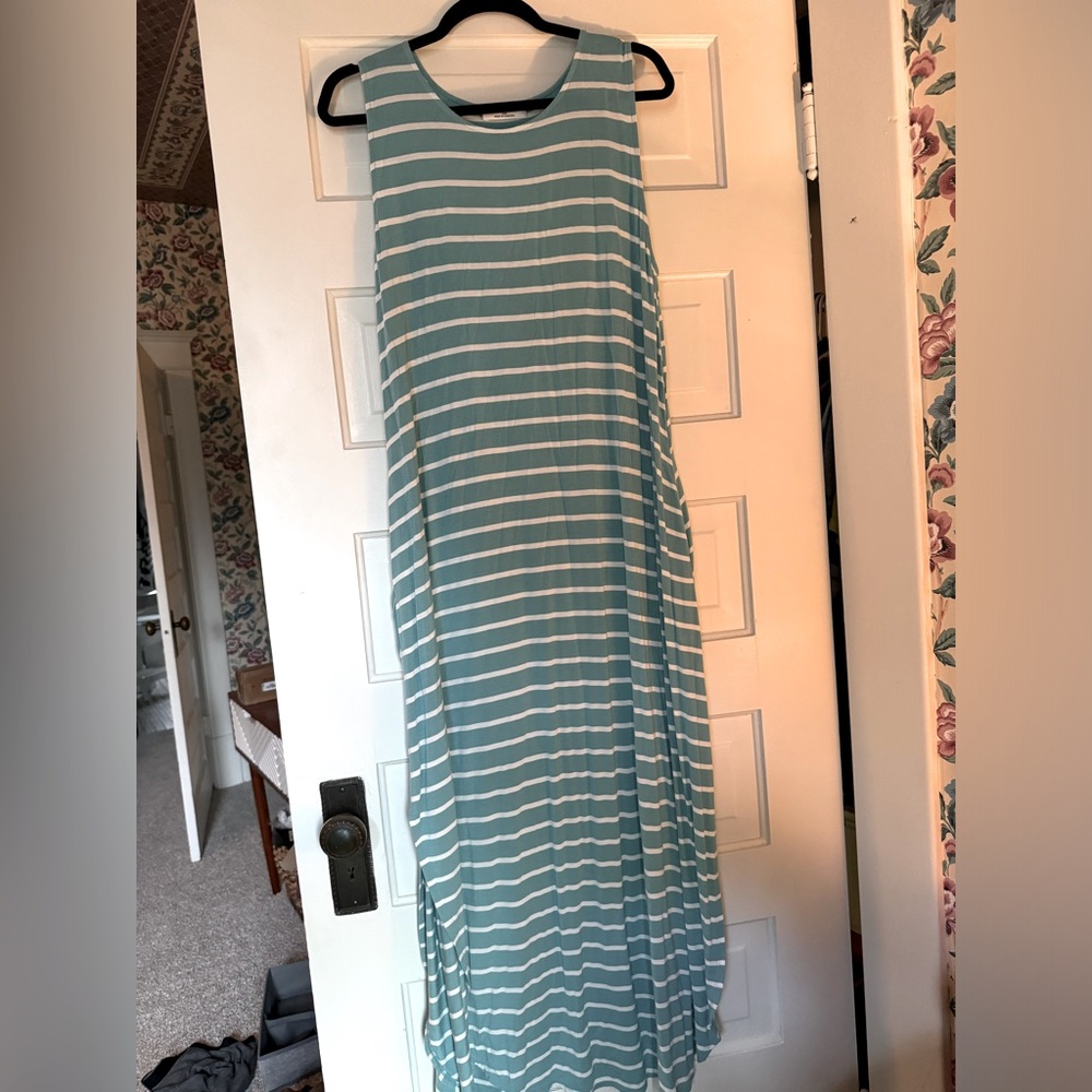 Zanana Striped Maxi Dress